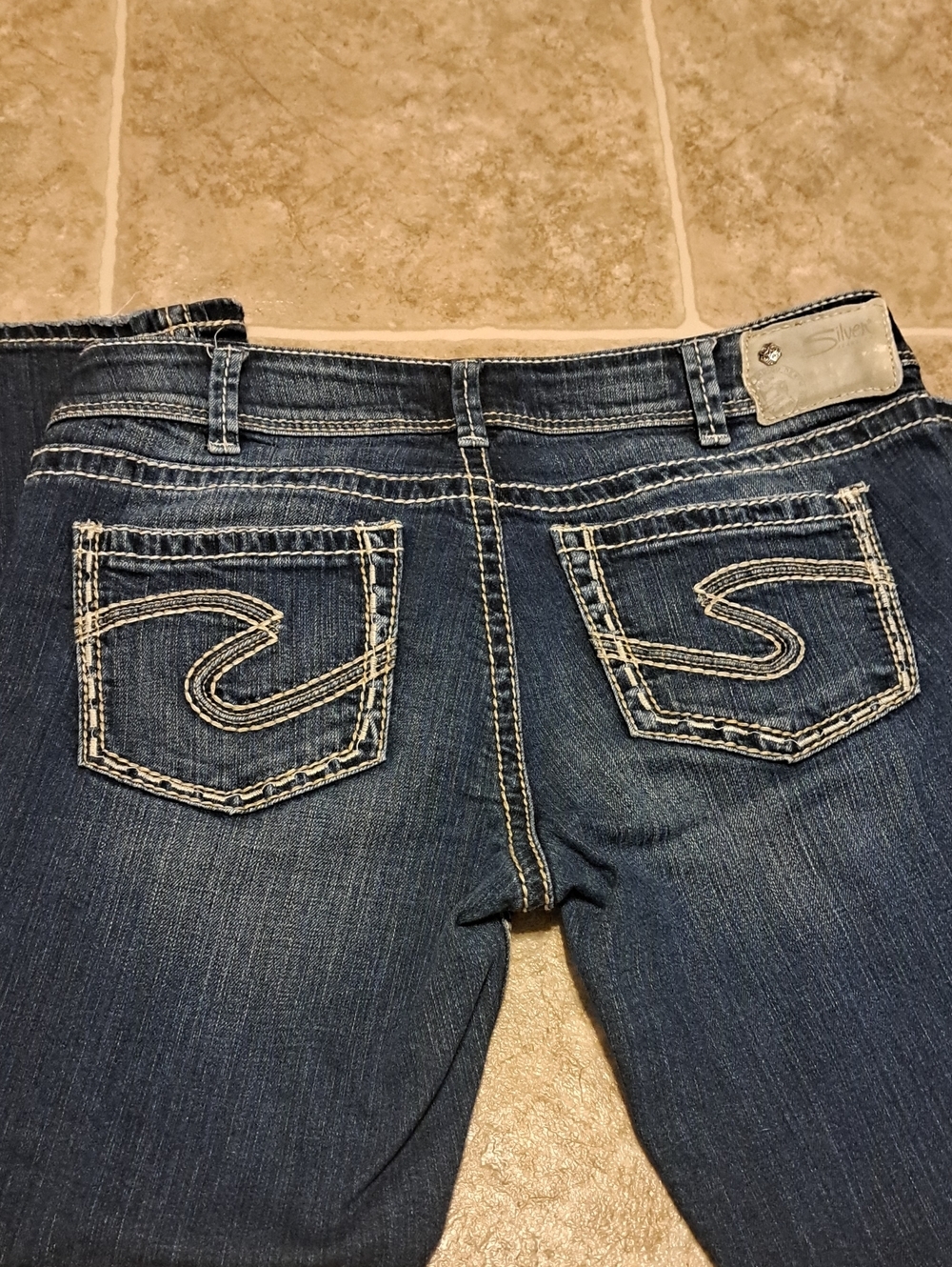 Silver Suki Capri Size 30. - Picture 12 of 13